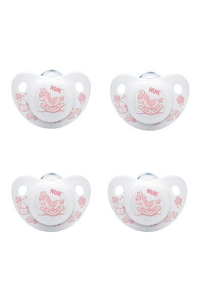 Nuk Baby Blue&Rose Silicone Sleep No:2 - 6-18 Months 4 Pieces