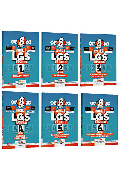 Etkili Matematik Yayınları Etkili Matematik LGS 8. Sınıf 6 Lı Fasikül Seti 20...