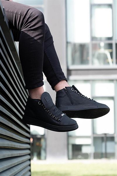 L.A Polo 101 Black Color Black Sole Men's Casual Shoes