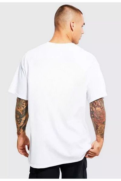 Frisson Bear Love Printed Crew Neck Oversize Cotton T-Shirt