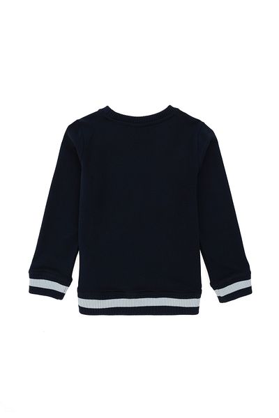 U.S. Polo Assn. Boy's Navy Blue Crew Neck Sweatshirt 50293608 -Vr033