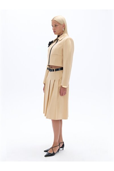 Nocturne Padded Taffeta Detailed Jacket