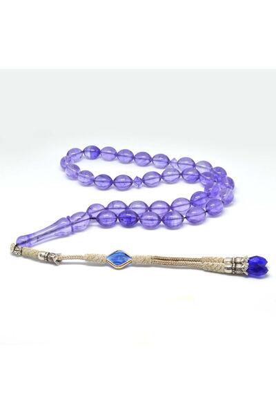 tarihi osmanlı tesbih ve yüzük Natural Beige Model - Fire Amber Prayer Beads