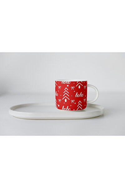 EYBaskı Tasarım Porcelain Christmas Christmas Themed Nescafe Cup