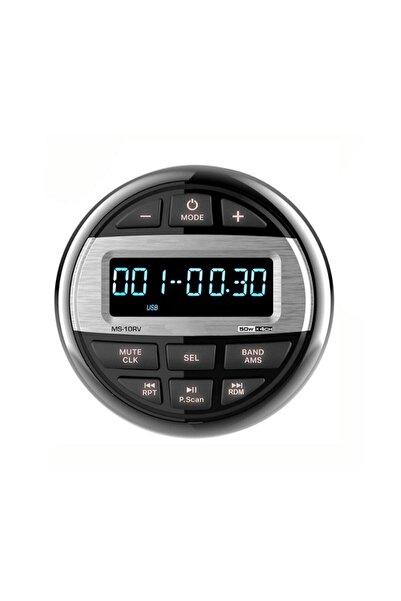 Marin Multimedya Teyp - Bluetooth, USB, 4x50 Watt - Yuvarlak