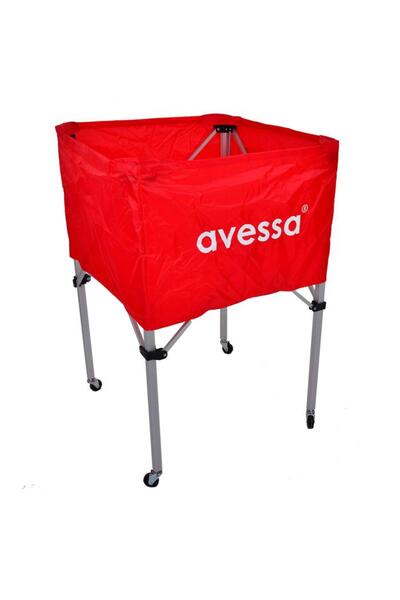 AVESSA Ta-300 Aleminyum Tekerlekli Top Arabası Kırmızı