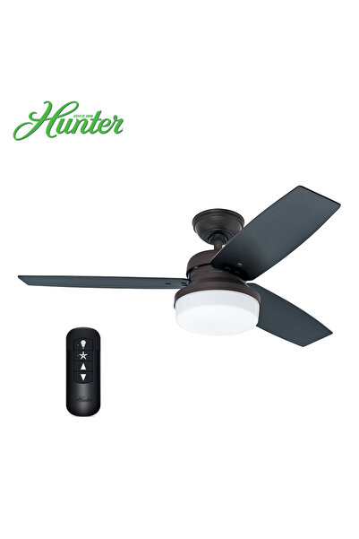 Hunter Fan Galileo Alfa Bronz - 122 Cm. Uzaktan Kumandalı Aydınlatmalı Tavan ...