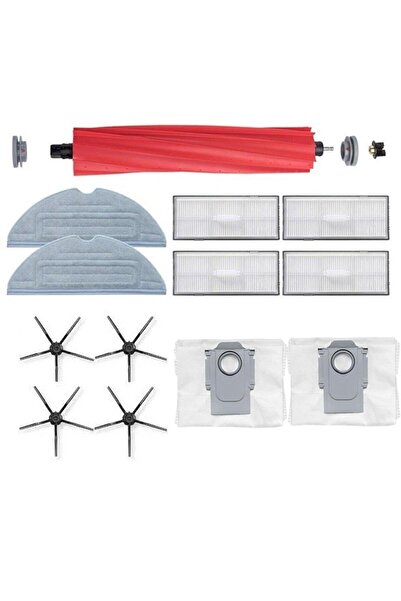 Roborge مجموعة Roborock S7 Max V Robot Vacuum Cleaner المتوافقة مع 13 قطعة بديلة