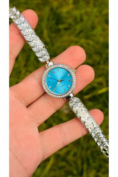 pullmarkt Ottoman Series - Women's Tulip Stone Pattern Wrist Watch