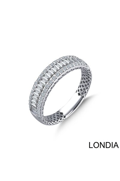 Londia Jewellery 0.80 karat Doğal Pırlantalı Yarım Tur Ayna Tasarım Yüzük 112...