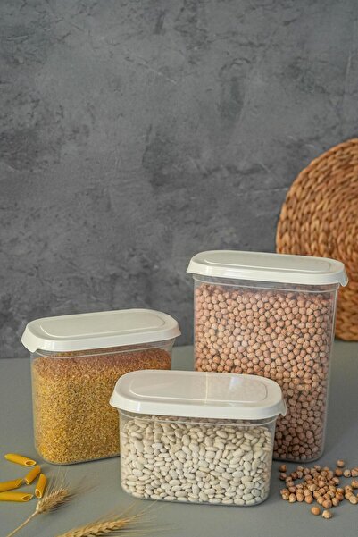 Hayveys 3-Piece Pulses Food Food Storage Container Jar