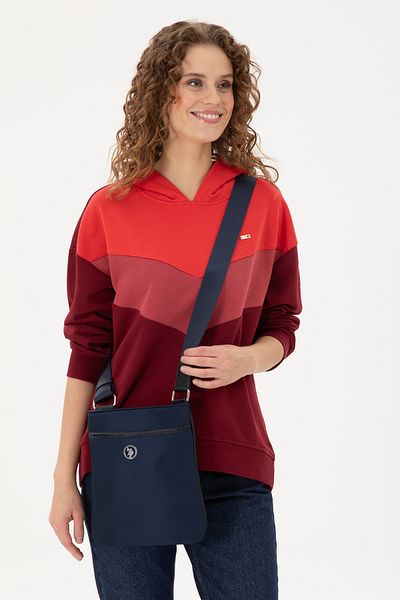 U.S. Polo Assn. Women's Navy Blue Quilted Crossbody Bag 50300296 -Vr033