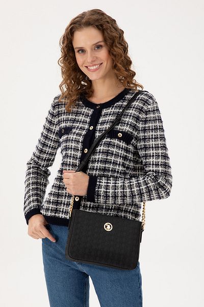 U.S. Polo Assn. Women's Black Crossbody Bag 50303425 -Vr046