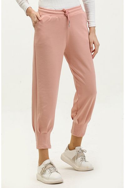 sefamerve Pantaloni de scuba cu picior pliat 77611-01 Pulbere