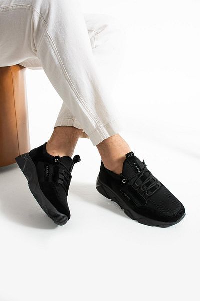 L.A Polo 511 Black Color Black Sole Laceless Casual Men's Sports Shoes