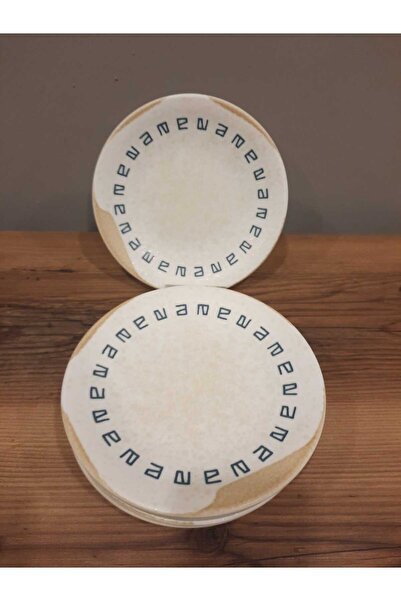 Kütahya Porselen KÜTAHYA PORSELEN PASTA TABAĞI 19 CM 6 ADET