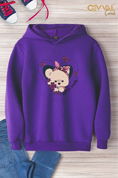 Cevval ΜΠΛΟΥΖΑ ΠΑΙΔΙΩΝ ΜΕ ΚΕΝΤΗΜΑ ΑΡΚΟΥΔΑΣ ΚΑΙ ΚΟΥΚΟΥΛΑ OVERSIZE