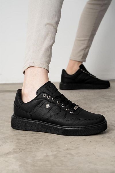 L.A Polo 303 Black Color Black Sole Unisex Daily Shoes