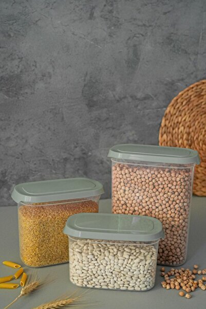 Hayveys 3-Piece Pulses Food Food Storage Container Jar