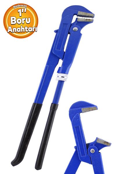 Badem10 1'' Inch Tongs Pipe Wrench - 32 cm Multi-Purpose Spanner