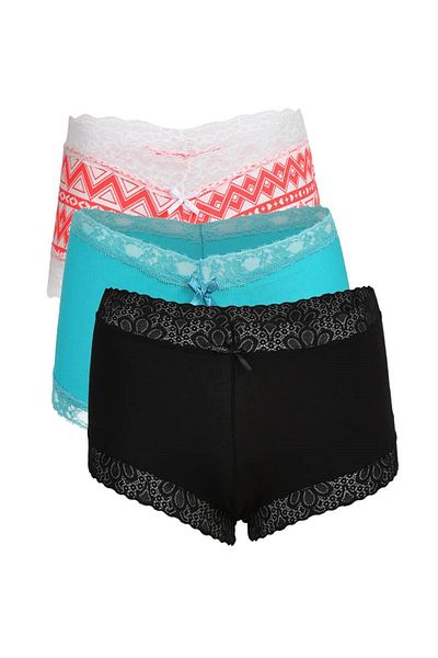 Akbeniz 3 πακέτα Boxers 40215