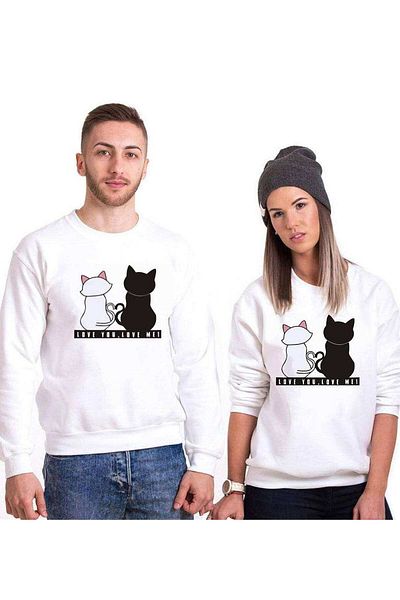 Tshirthane Love You-love Me Lover Combinations Sweatshirt Couple Combination