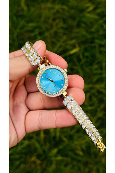 pullmarkt Ottoman Series - Women's Tulip Stone Pattern Wrist Watch