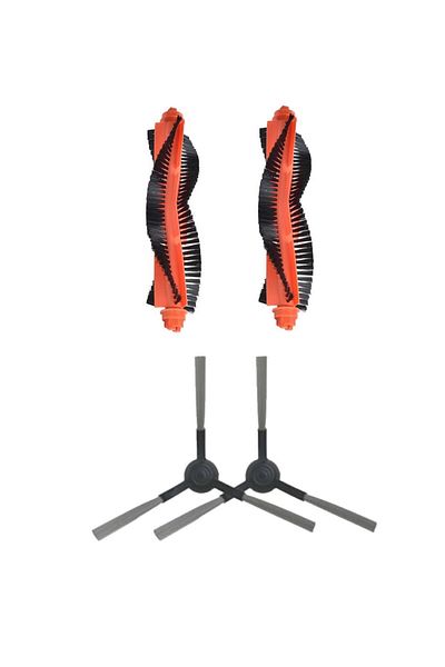 Roborge Xiaomi Mop Pro - متوافق مع المكنسة الكهربائية الروبوتية، مجموعة قطع غيار مكونة من 4 قطع (STYTJ02YM)