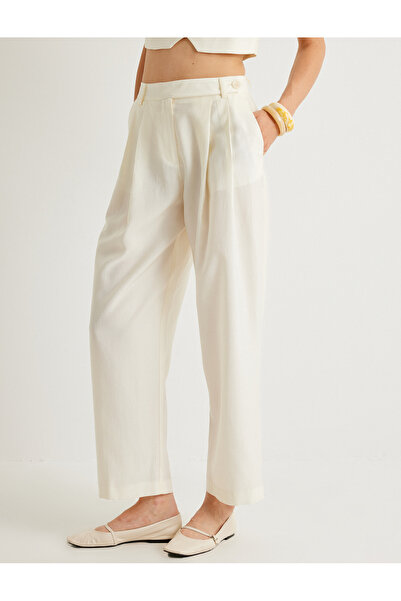 Koton X Меліс Агазат Брюки морквяного крою з кишенями Melis Agazat