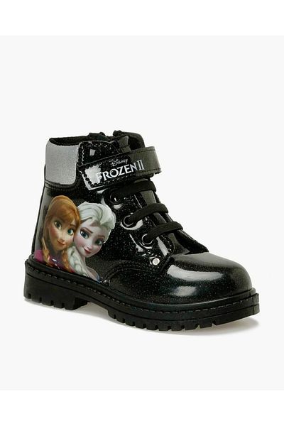 Frozen Girl's Elsa Boots, Lace-Up, Zippered, Waterproof Boots, Fleece Lining