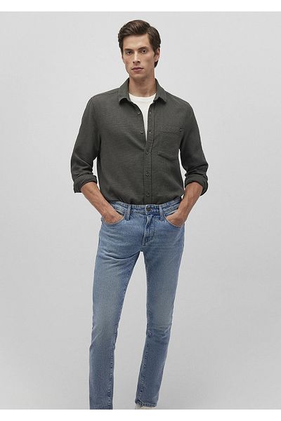 Mavi Πράσινο πουκάμισο Slim Fit / Slim Fit 0211237 -88487