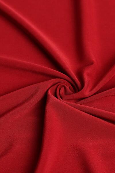 Kumaş Deposu Piyano Kırmızı Örme Kumaş