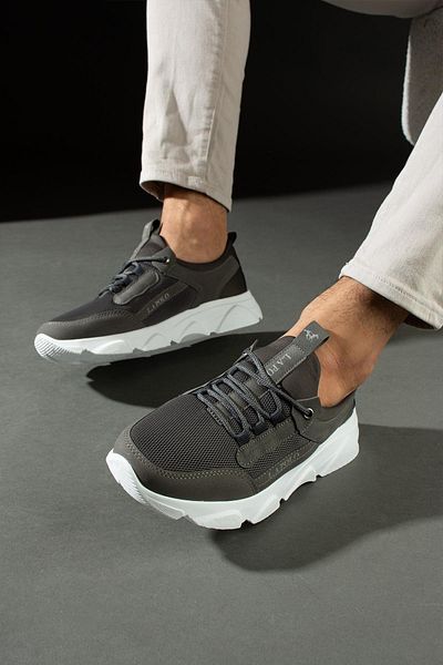 L.A Polo 511 Smoked Color White Sole Laceless Casual Men's Sports Shoes