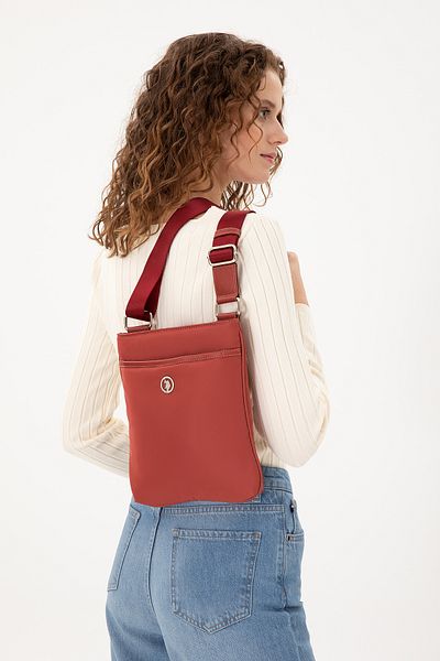 U.S. Polo Assn. Women's Dusty Rose Quilted Crossbody Bag 50300296 -Vr026