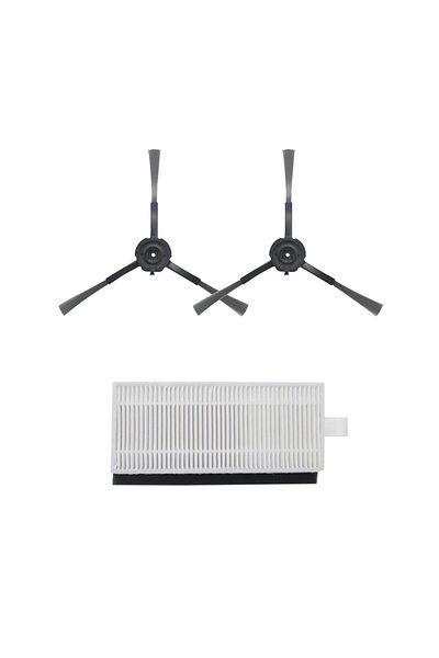 Roborge مجموعة قطع غيار مكونة من 3 قطع متوافقة مع المكنسة الكهربائية الروبوتية Lydsto R1