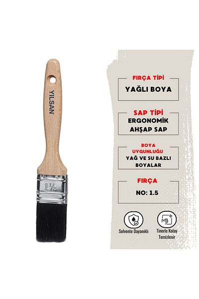 YILSAN 1.5 Oil Paint Brush