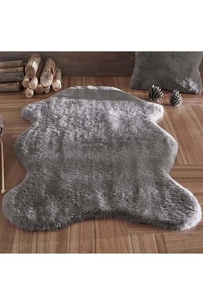 NİVEMESHOME Nivemes 100x140 Cm Gray Armada Fur Coat