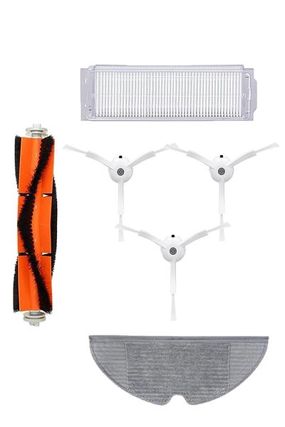 Roborge Xiaomi Vacuum Mop 2 Pro - مكنسة كهربائية روبوتية، مجموعة قطع غيار مكونة من 6 قطع (MJST1SHW)