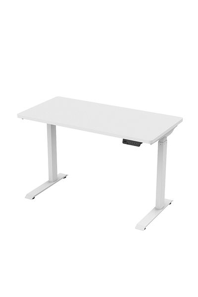 Mahmayi Flexispot Electric Height Adjustable Standing Desk, 48 x 24 Inches Computer Desk - White