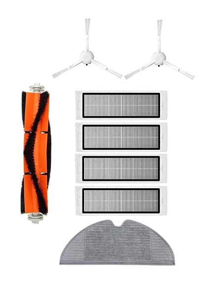 Roborge Xiaomi Vacuum Mop 2c - Robot aspirator, set de 8 piese de schimb (XMSTJQR2C)