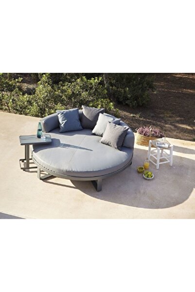 SCY Anthracite Bahçe Koltuk Havuz Başı Divan Havuz Yatak Şezlong Antrasit Plaj Yatak Modern Daybed