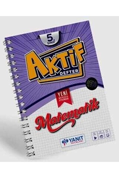 Yanıt Yayınları 5.SINIF MATEMATİK AKTİF DEFTER - YENİ