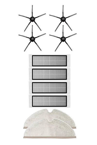Roborge Σετ ανταλλακτικών 10 τεμαχίων συμβατό με ρομπότ ηλεκτρική σκούπα Roborock S5 Max