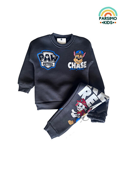 Baby Paw Patrol Alt Üst Takım Şardonlu 3 iplik