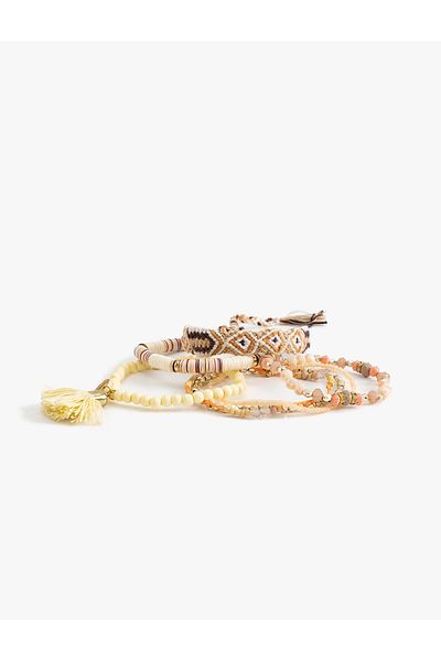 Koton Pearl Bead Detailed Bracelet Set