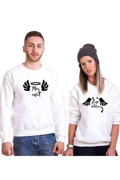 Tshirthane Zona Diablica Lover Combinations Sweatshirt Couple Combination