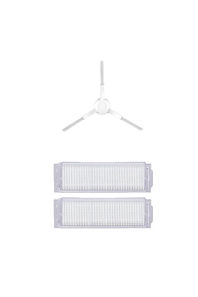 Roborge Xiaomi Vacuum Mop 2S - مكنسة كهربائية روبوتية، مجموعة قطع غيار مكونة من 3 قطع (XMSTJQR2S)