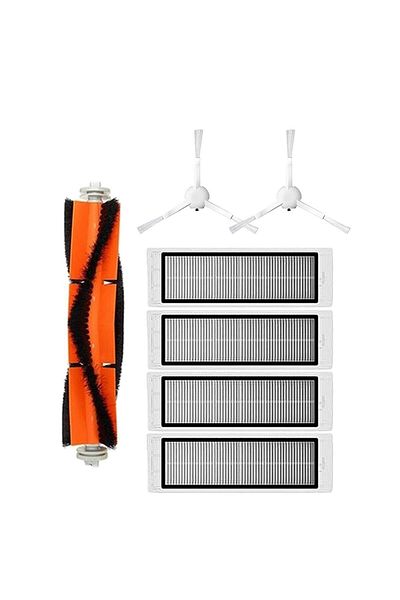 Roborge Xiaomi Vacuum Mop 2c - مكنسة كهربائية روبوتية، مجموعة قطع غيار مكونة من 7 قطع (XMSTJQR2C)