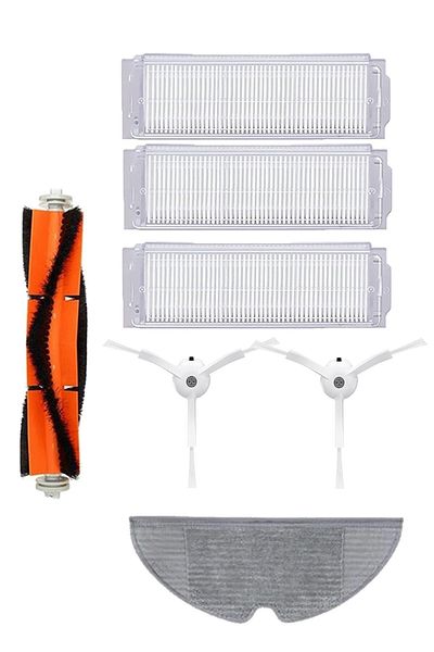 Roborge Xiaomi Vacuum Mop 2 Pro - مجموعة قطع غيار متوافقة مكونة من 7 قطع (MJST1SHW)