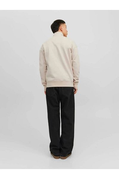 Jack & Jones Jorvesterbro Sweat Quarter Zip Hn Noos Moonbeam